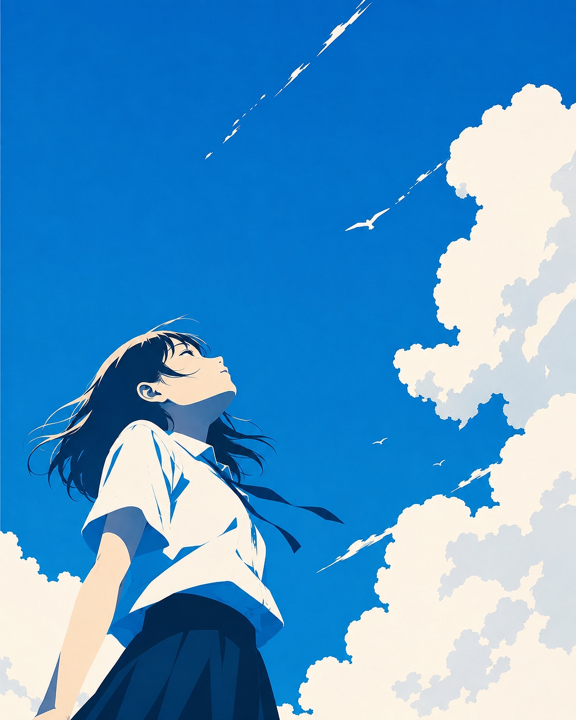 夏空と少女112 | の人気AIイラスト・グラビア