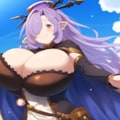グラブル　爆乳　ニオ 4枚目