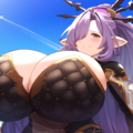 グラブル　爆乳　ニオ 5枚目