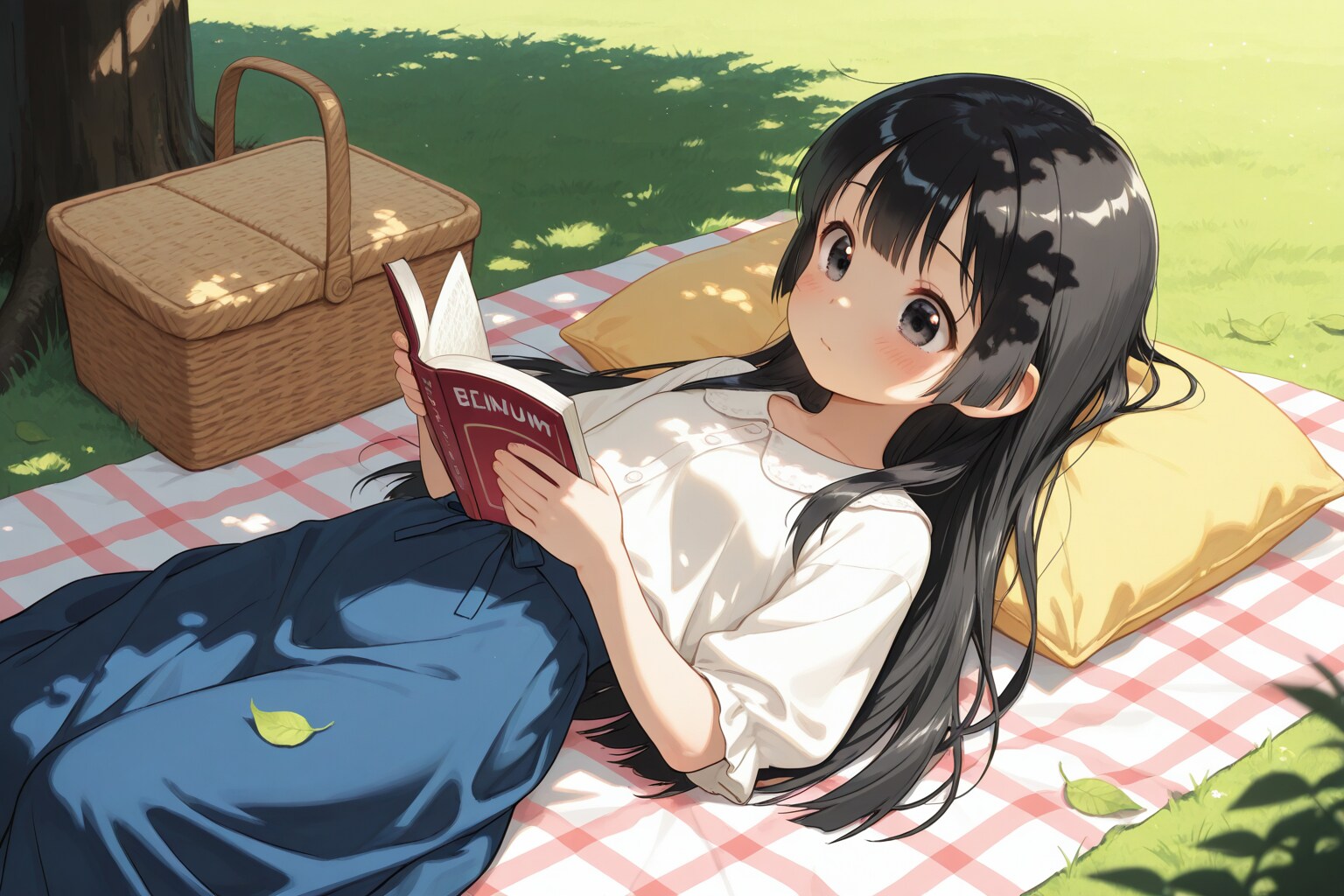 ピクニック読書 | の人気AIイラスト・グラビア