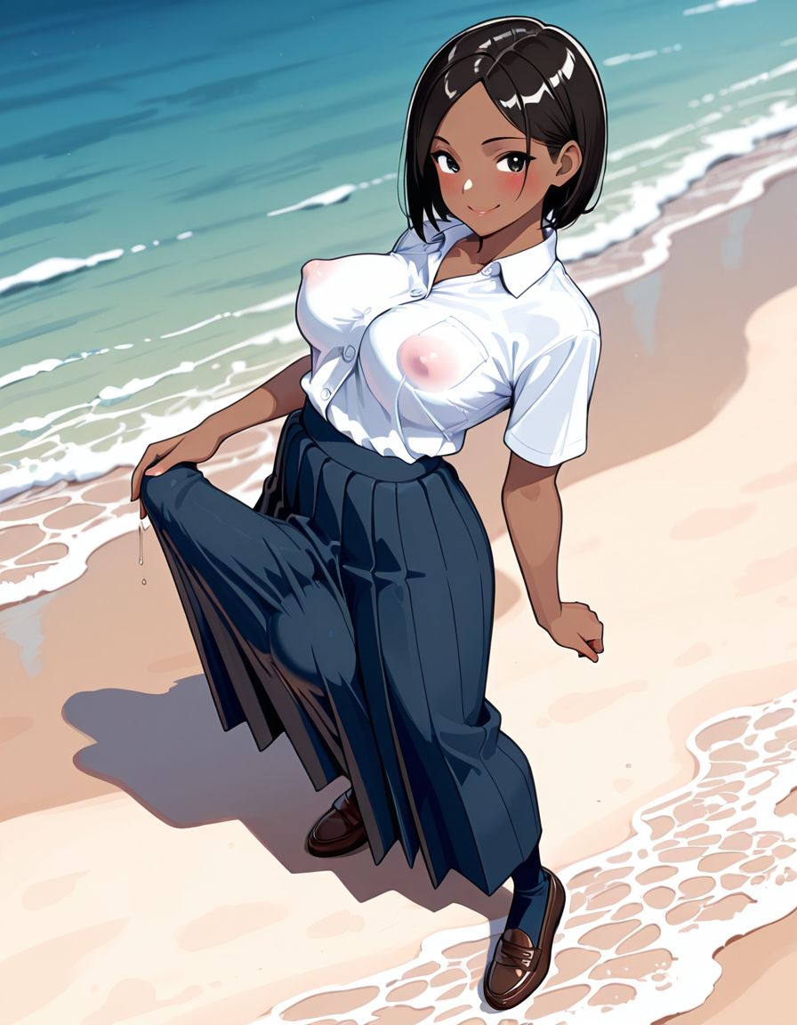 ふたビーチ -long skirt 2-