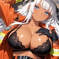これから火事の現場に出るのに……君の心の火、私が先に消してあげよっか？♡ 9枚目