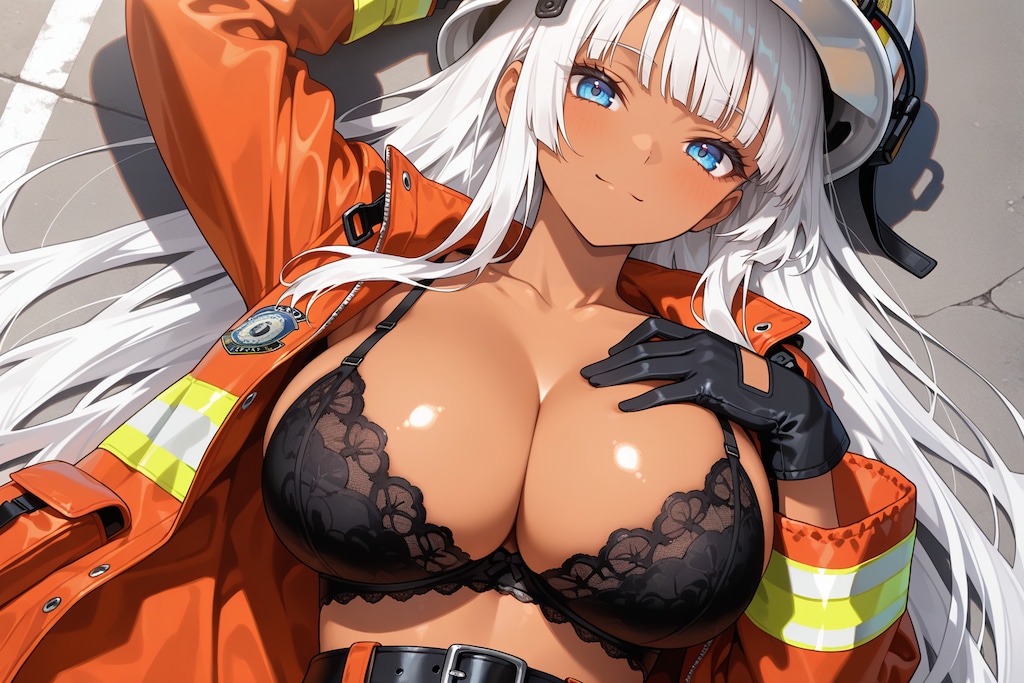 これから火事の現場に出るのに……君の心の火、私が先に消してあげよっか？♡