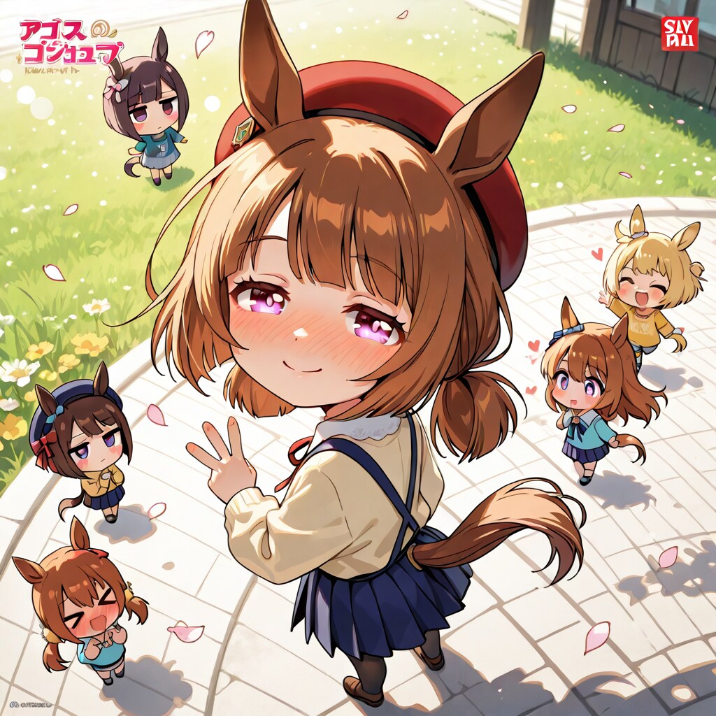 私服のちびちゃん。
