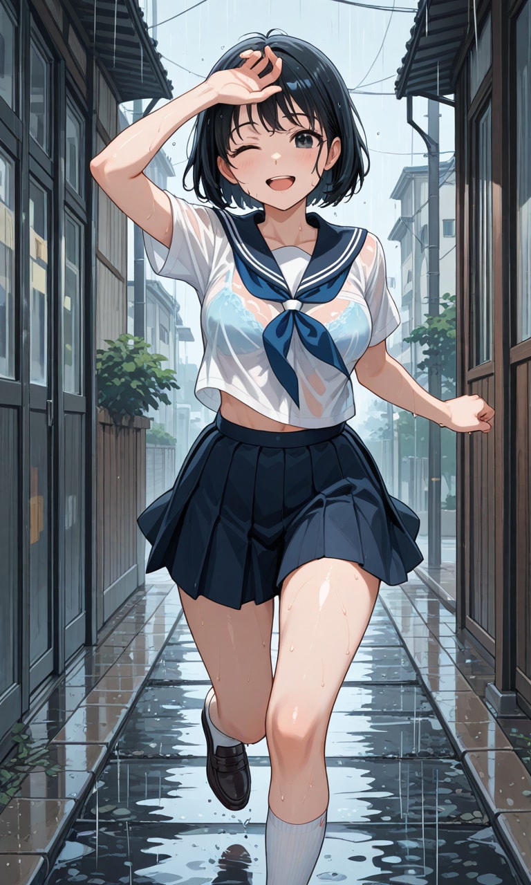 降ってきちゃった～