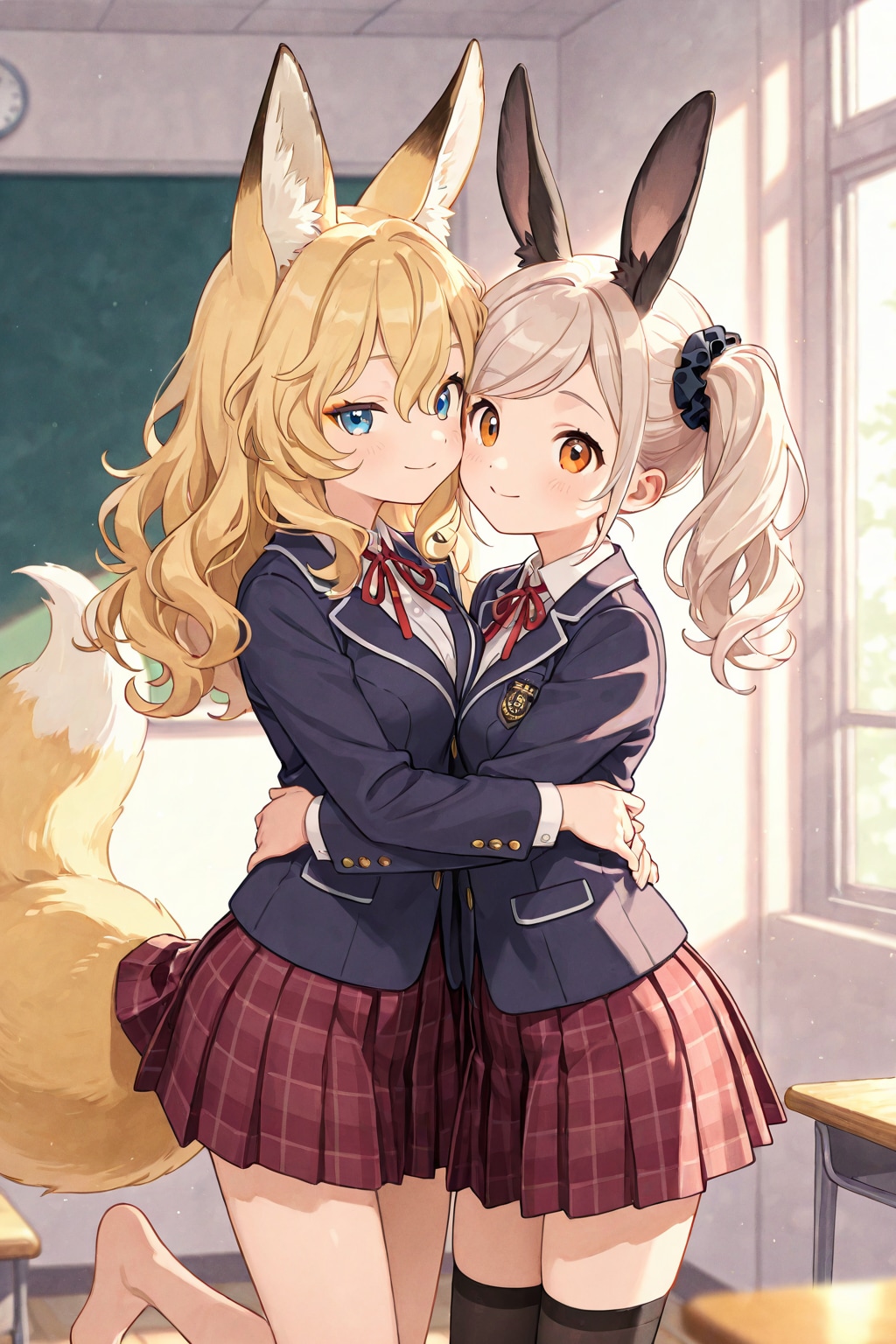 2人でギュー 🦊×🐇