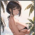 巨乳水着　 big breast swimsuit 7枚目
