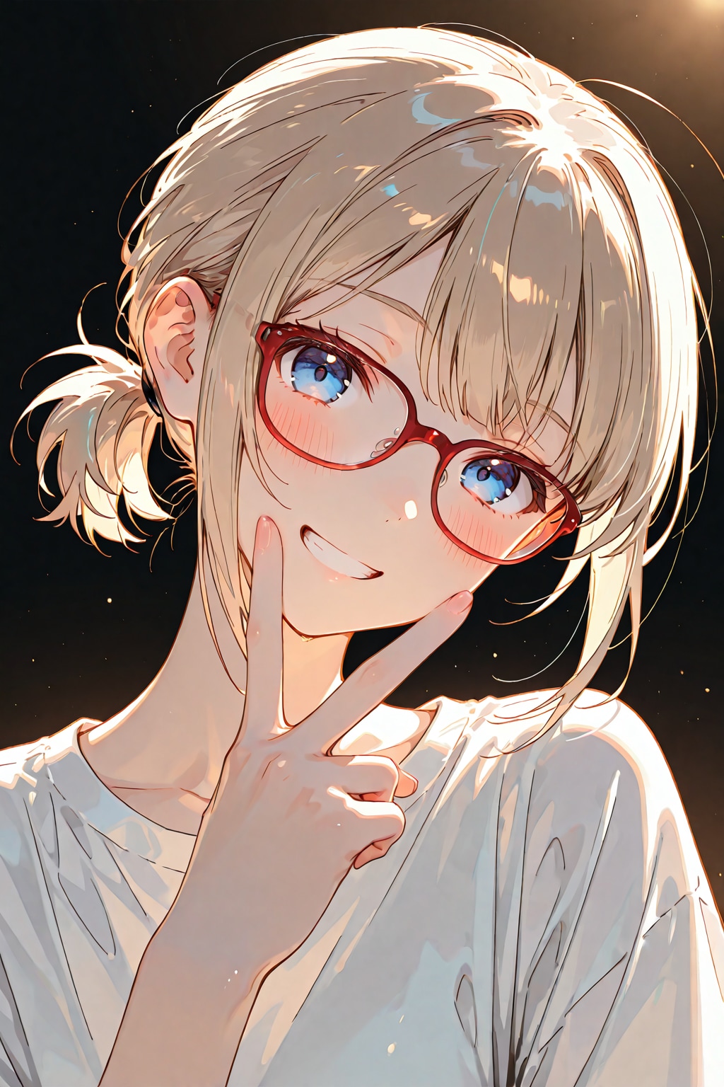 顔アップ