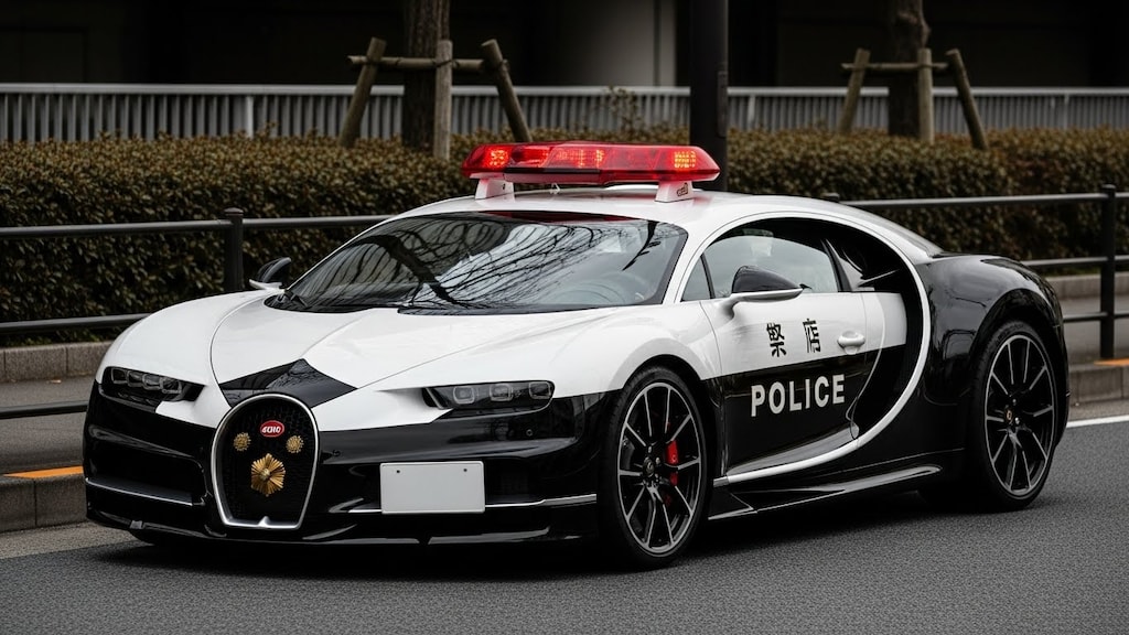 ブガッティビジョングランツーリスモパトロールカー