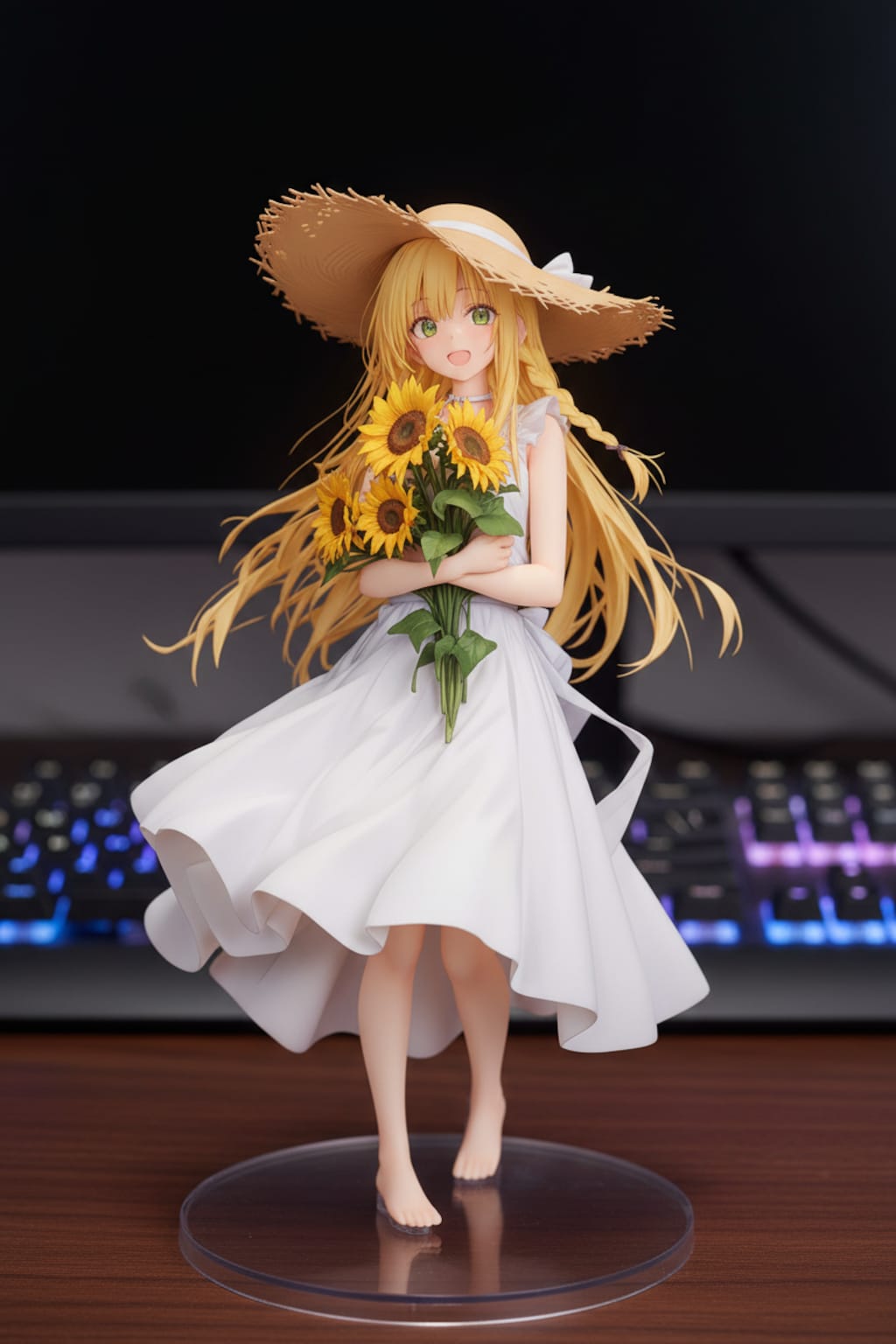 太陽のように輝くフィギュア