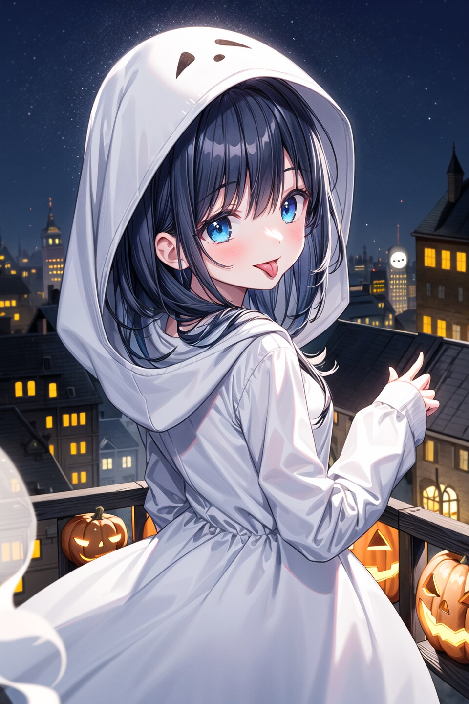 黒髪お嬢様・幽霊ごっこ