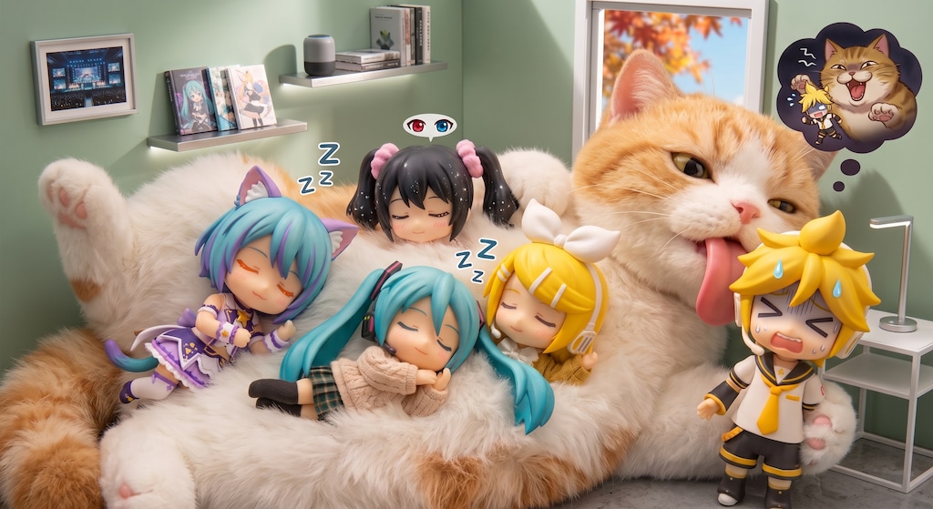 モフモフに包まれて皆スヤスヤ？