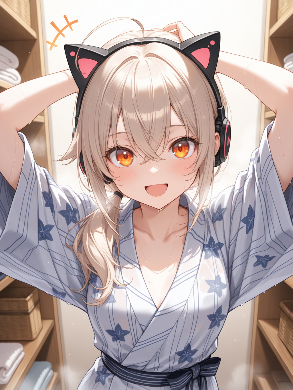 企画宣伝|ふーこちゃん家のふーこちゃん 温泉上がりに髪を乾かしている〇〇ちゃんシリーズ