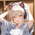 企画宣伝|ふーこちゃん家のふーこちゃん 温泉上がりに髪を乾かしている〇〇ちゃんシリーズ 7枚目