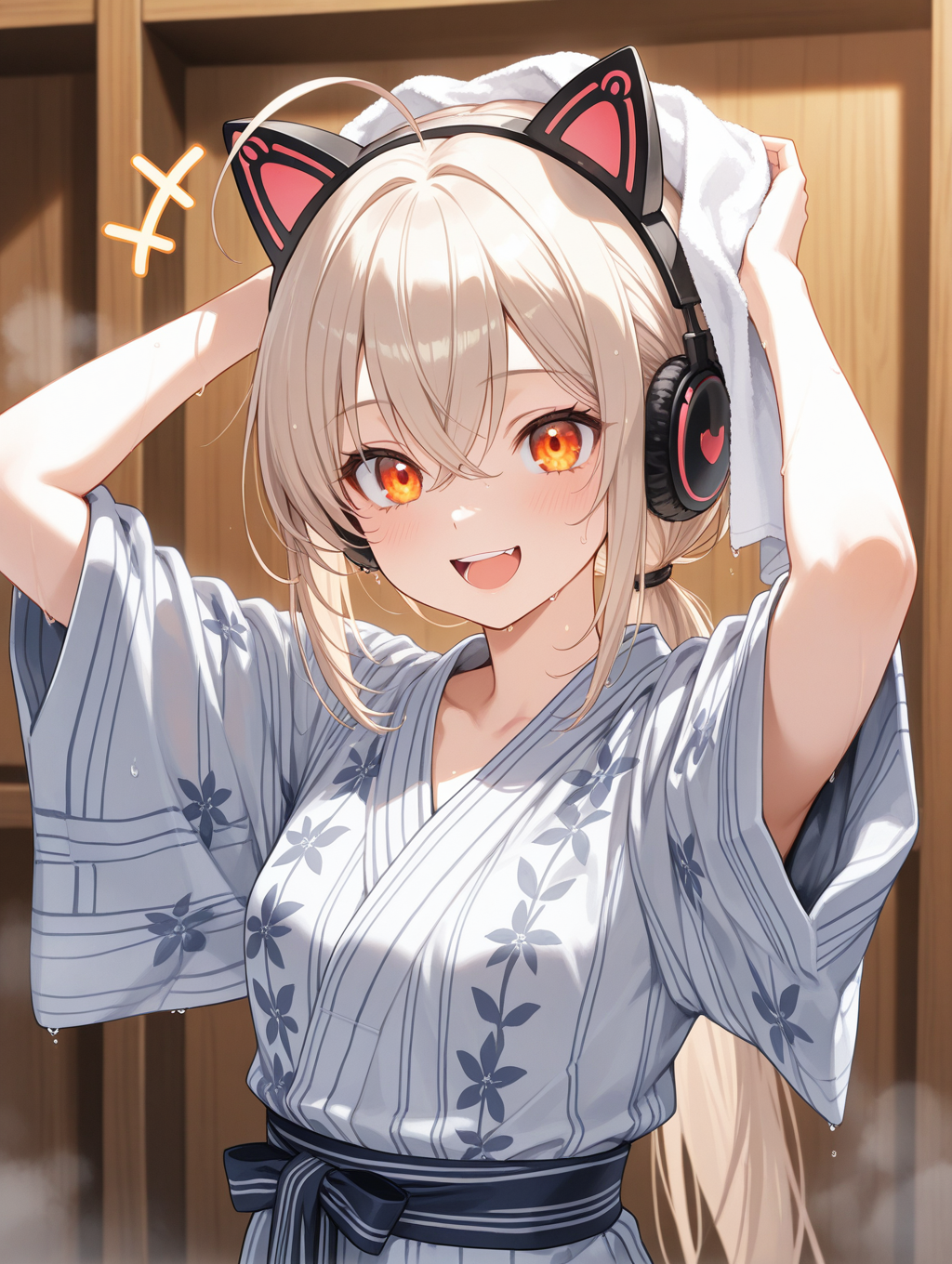 企画宣伝|ふーこちゃん家のふーこちゃん 温泉上がりに髪を乾かしている〇〇ちゃんシリーズ