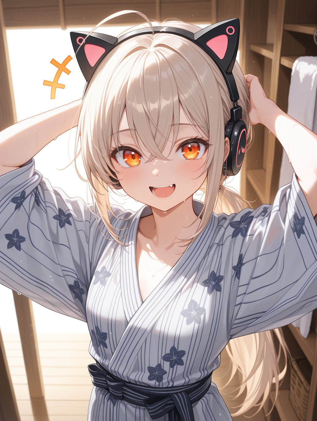 企画宣伝|ふーこちゃん家のふーこちゃん 温泉上がりに髪を乾かしている〇〇ちゃんシリーズ