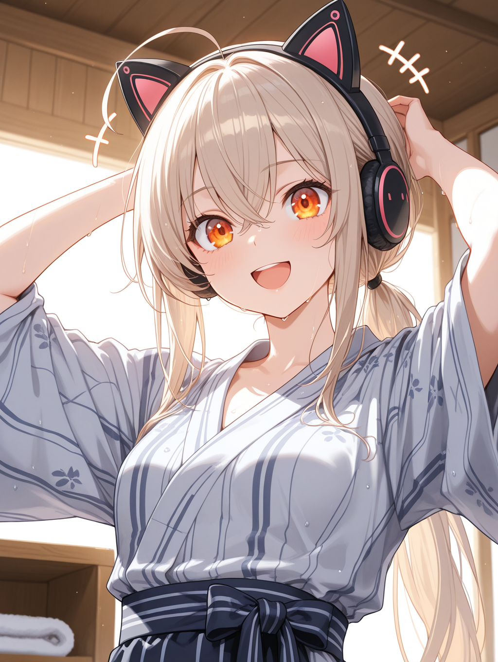 企画宣伝|ふーこちゃん家のふーこちゃん 温泉上がりに髪を乾かしている〇〇ちゃんシリーズ