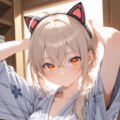 企画宣伝|ふーこちゃん家のふーこちゃん 温泉上がりに髪を乾かしている〇〇ちゃんシリーズ 4枚目