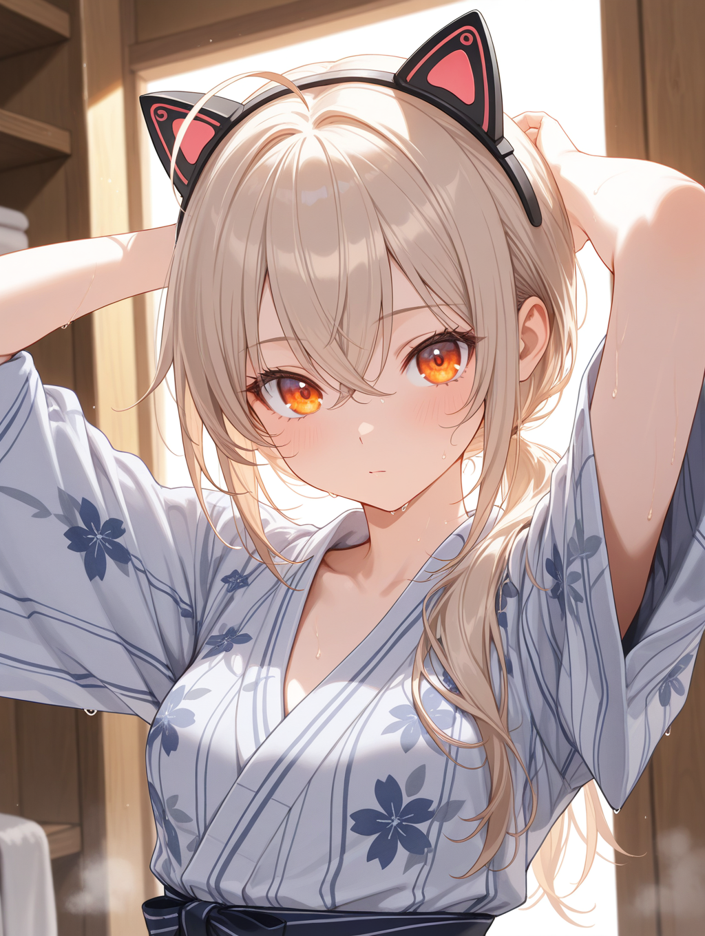 企画宣伝|ふーこちゃん家のふーこちゃん 温泉上がりに髪を乾かしている〇〇ちゃんシリーズ