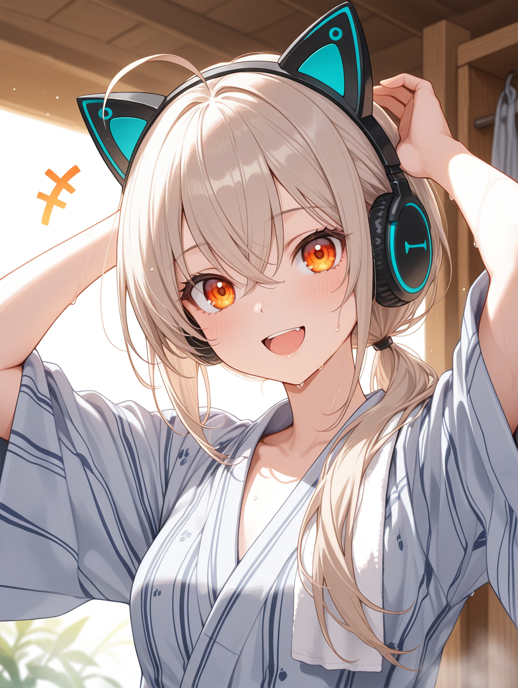 企画宣伝|ふーこちゃん家のふーこちゃん 温泉上がりに髪を乾かしている〇〇ちゃんシリーズ