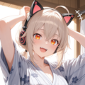 企画宣伝|ふーこちゃん家のふーこちゃん 温泉上がりに髪を乾かしている〇〇ちゃんシリーズ 3枚目