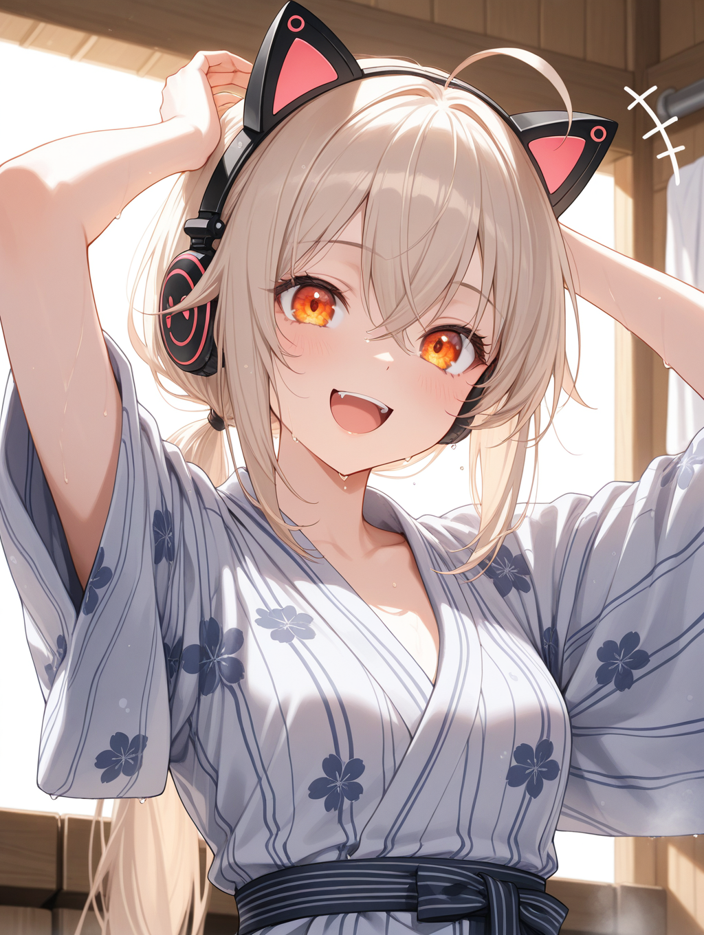 企画宣伝|ふーこちゃん家のふーこちゃん 温泉上がりに髪を乾かしている〇〇ちゃんシリーズ
