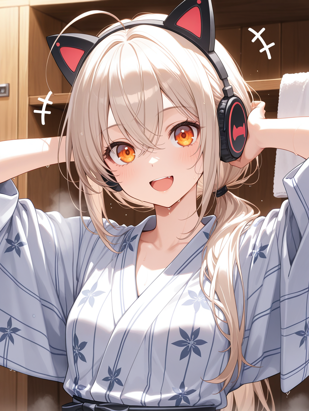企画宣伝|ふーこちゃん家のふーこちゃん 温泉上がりに髪を乾かしている〇〇ちゃんシリーズ