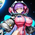 宇宙船＆UFOに乗る宇宙服コスプレ人妻 6枚目