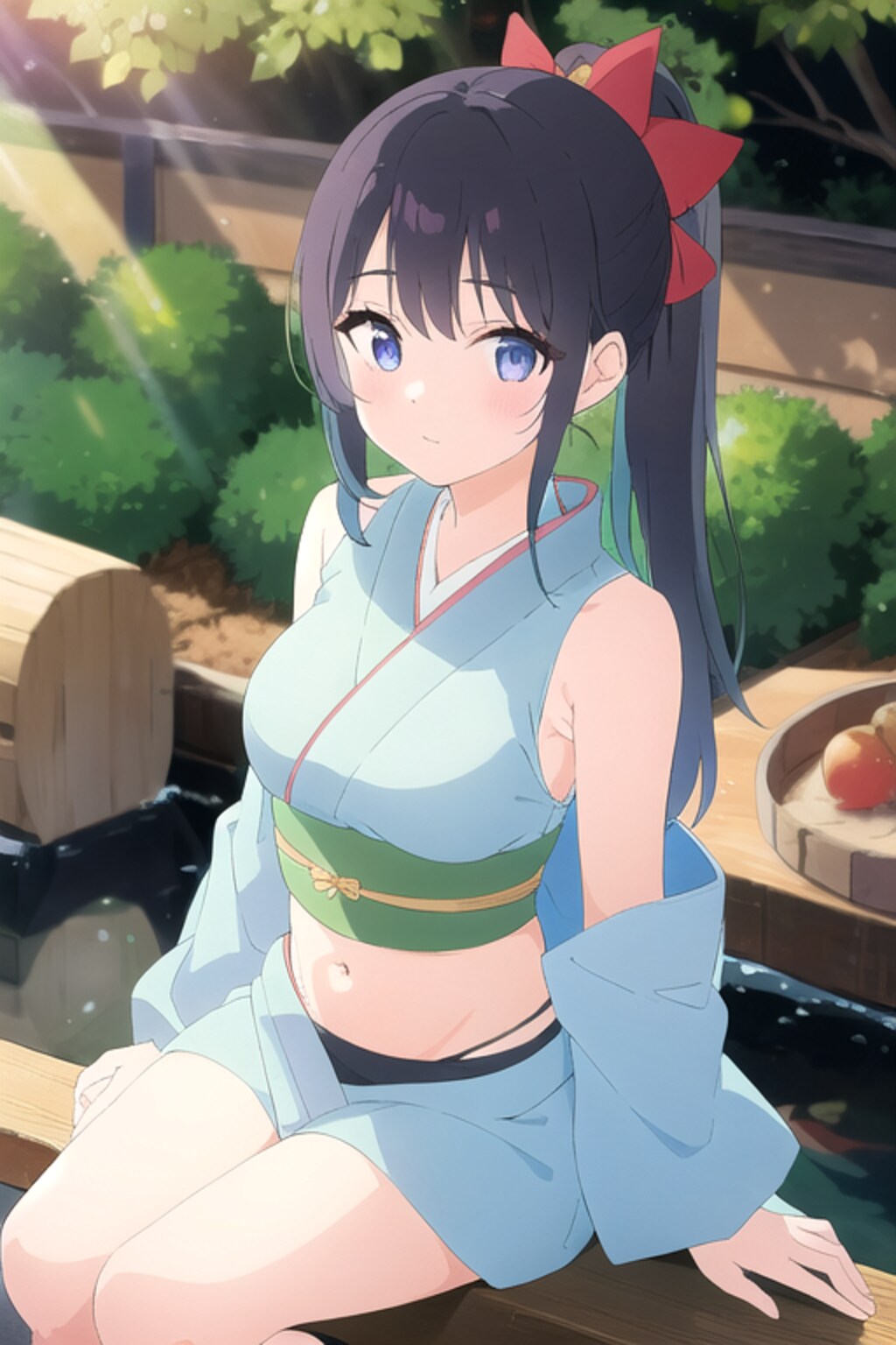 夏の着物クールビズスタイル♪