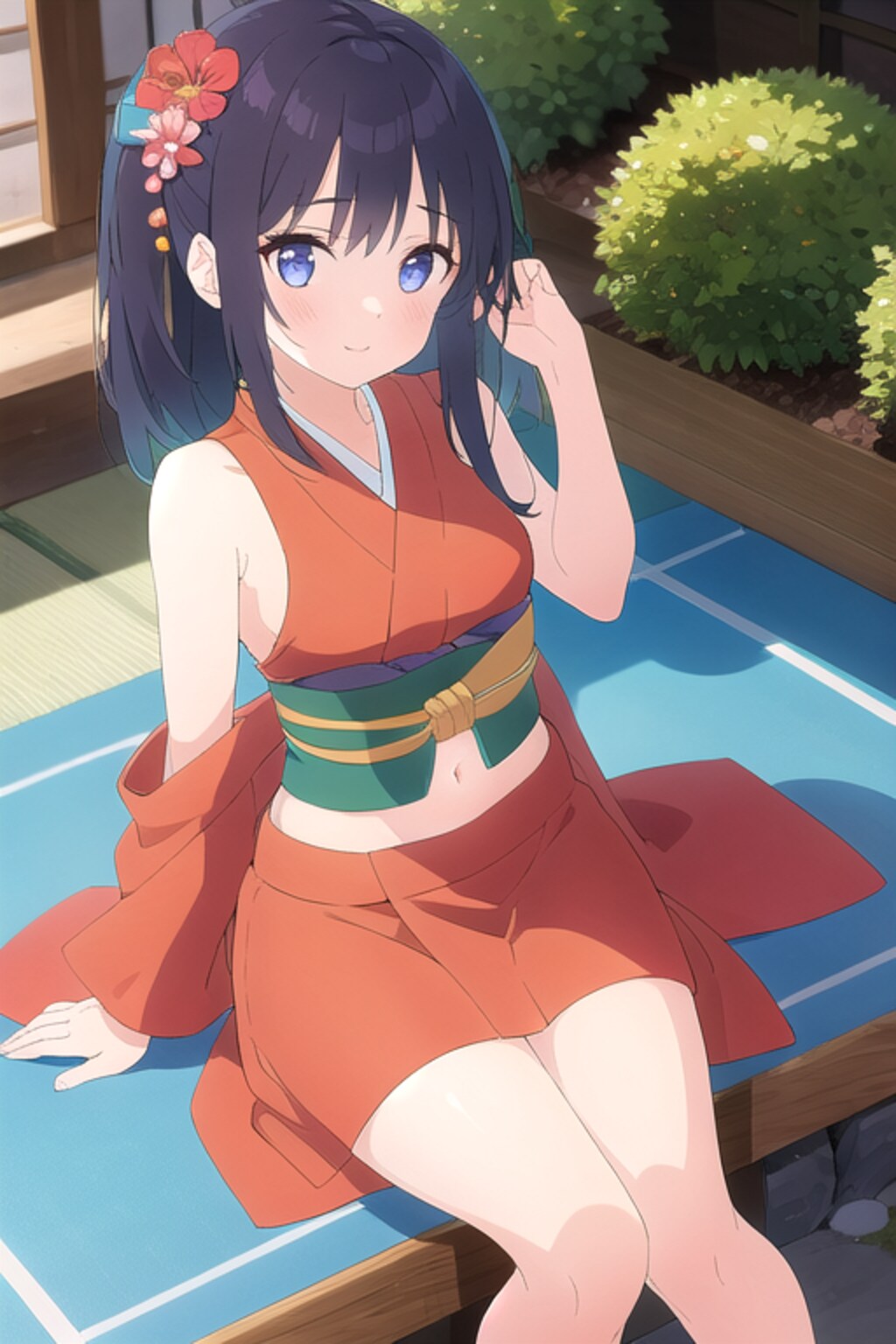 夏の着物クールビズスタイル♪