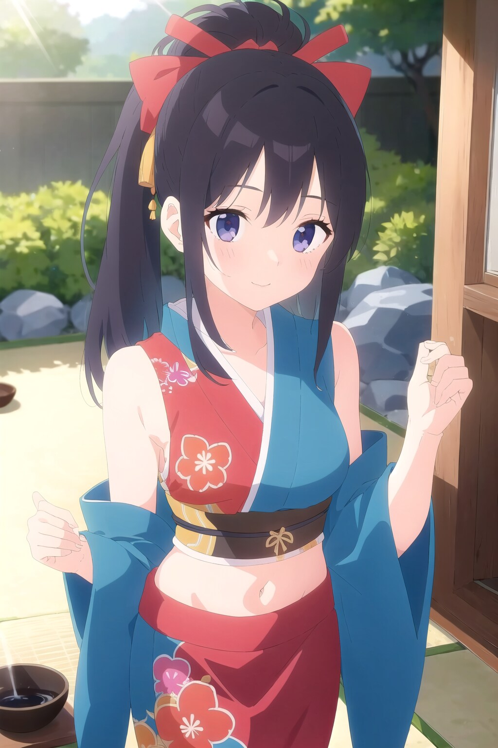 夏の着物クールビズスタイル♪