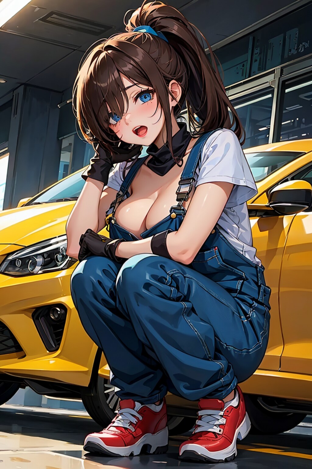 オーバーオール娘