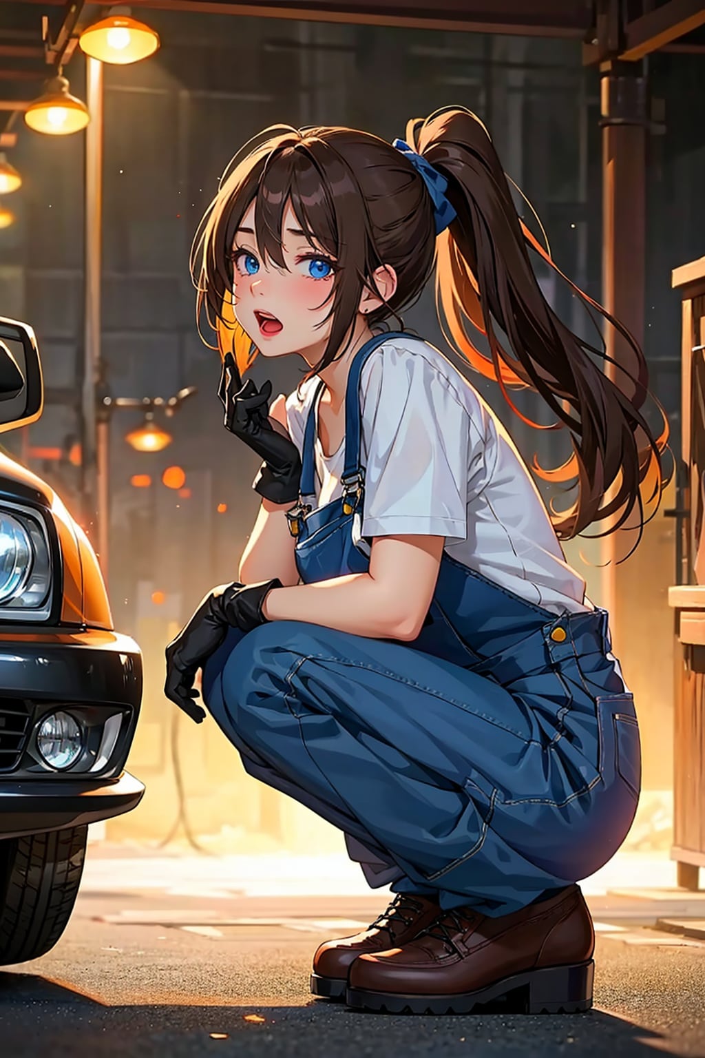 オーバーオール娘