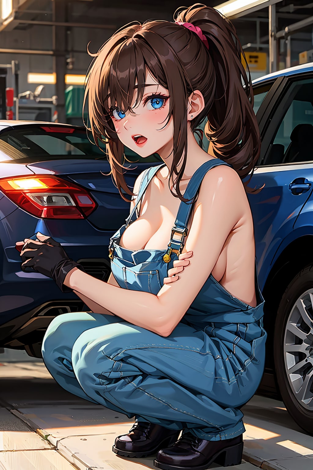 オーバーオール娘