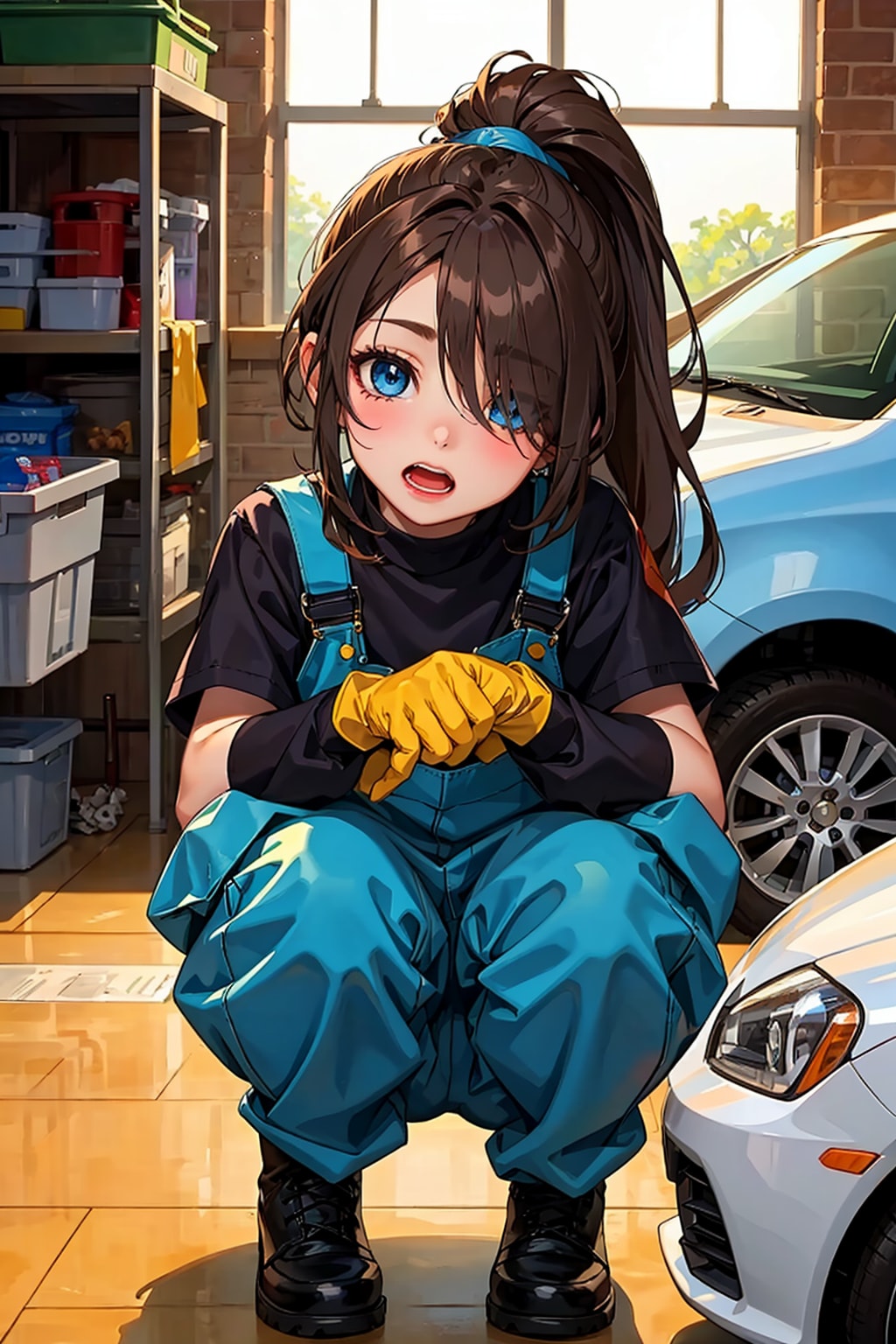 オーバーオール娘