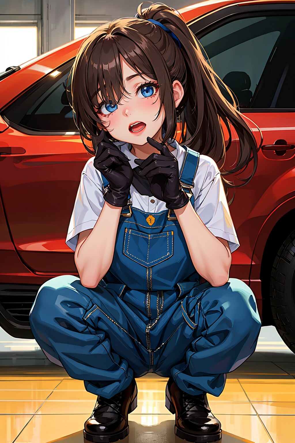 オーバーオール娘