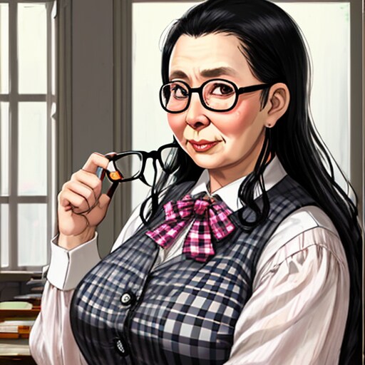 メガネ事務員さん2
