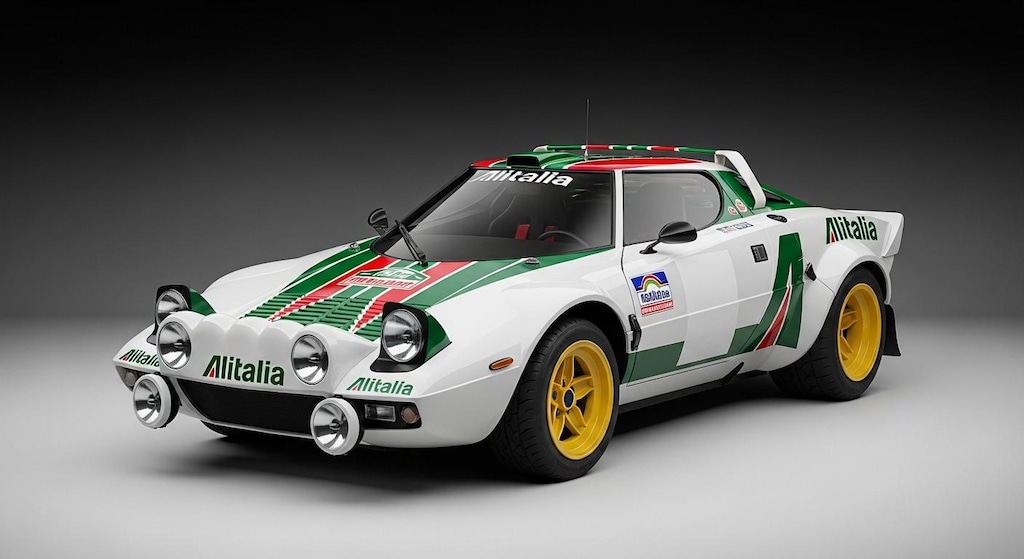 アリタリアカラーランチアストラトスラリーカー