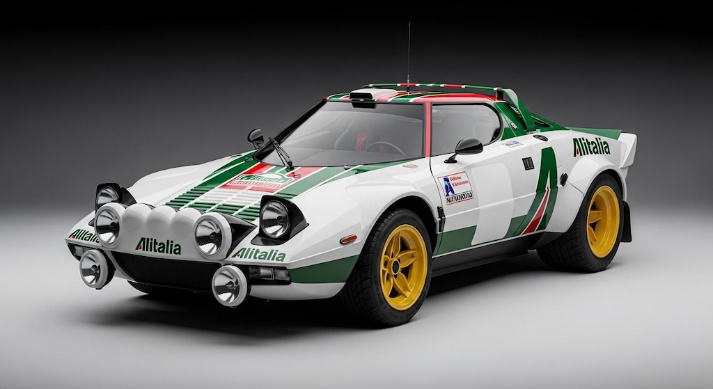 アリタリアカラーランチアストラトスラリーカー