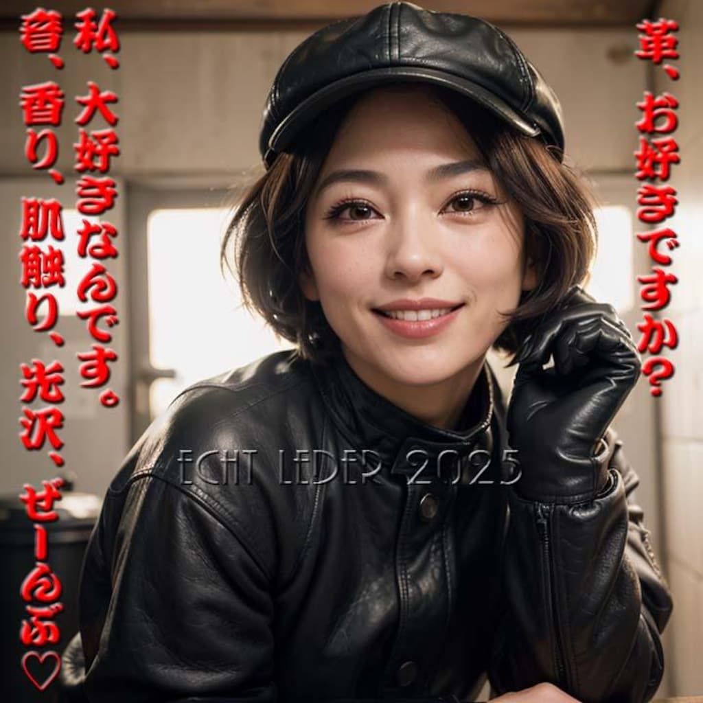 あけすけに話す革マニアの熟女さん