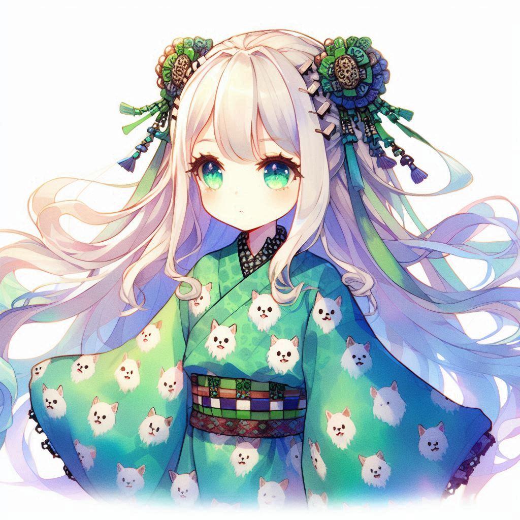 白髪の可愛い女の子【14】