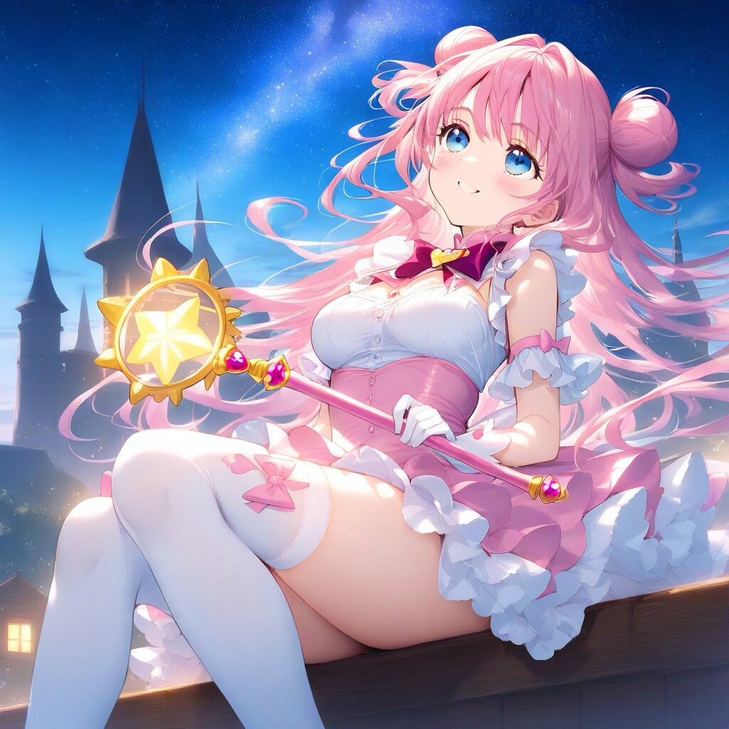 魔法少女と星空と
