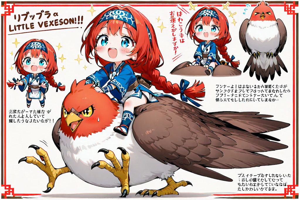 鳥に乗っていざ行かん！