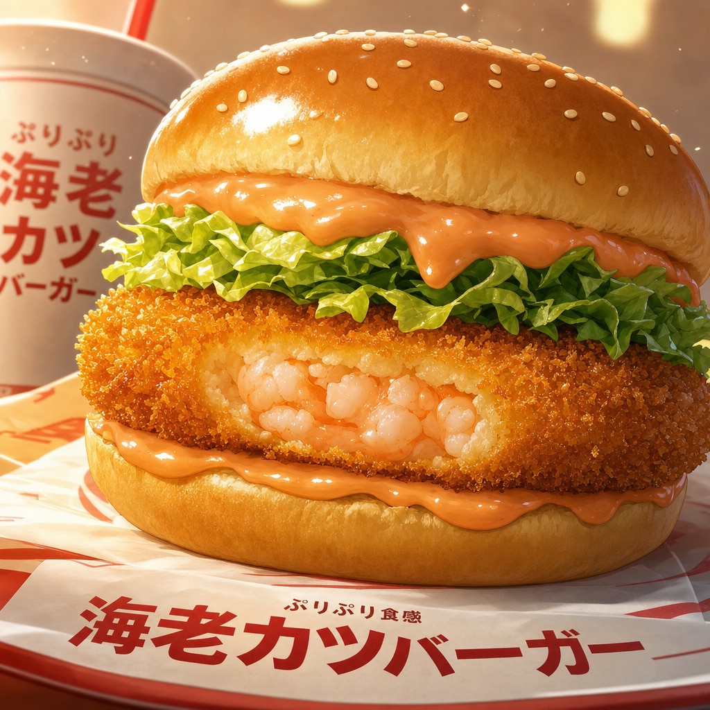エビカツバーガー