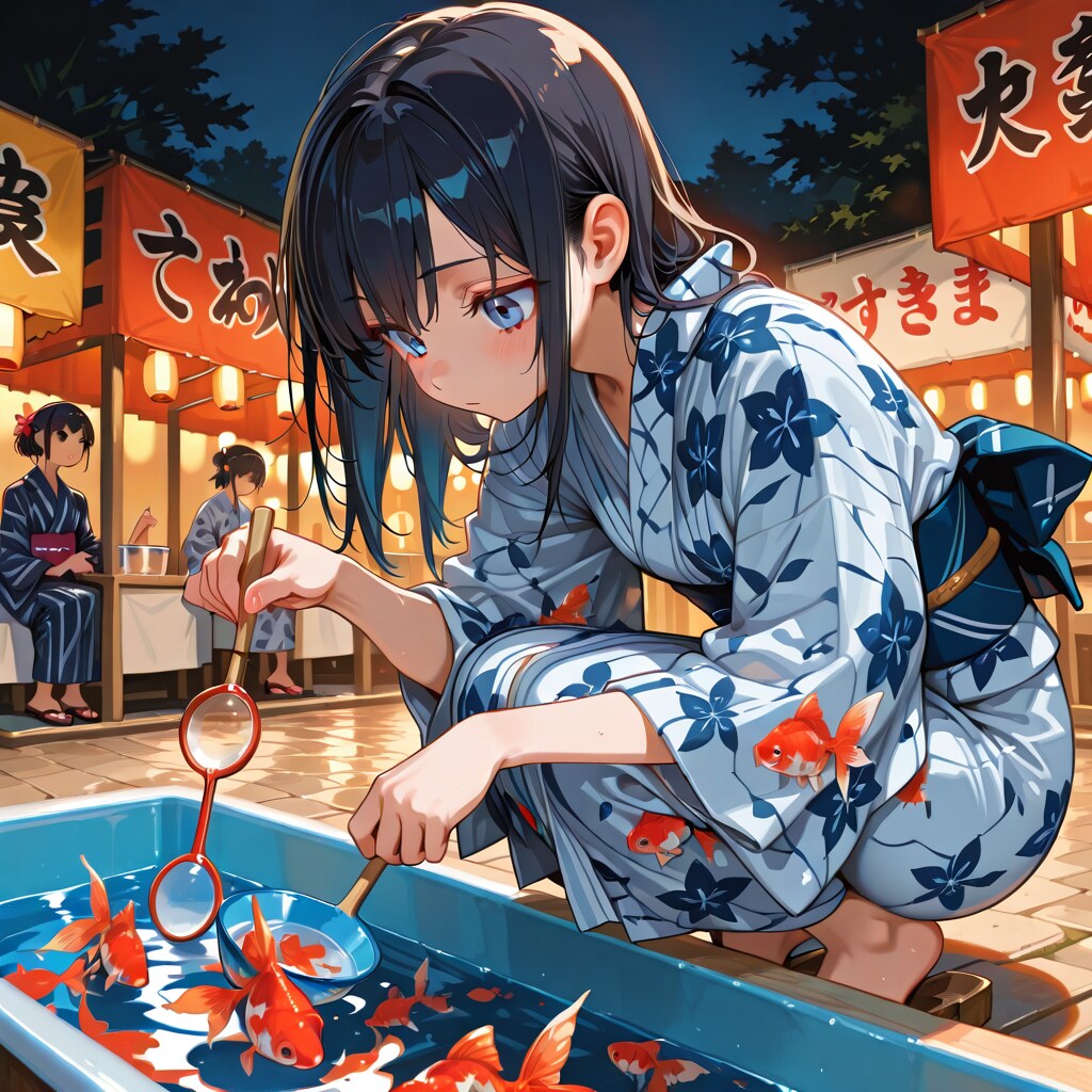 金魚すくい