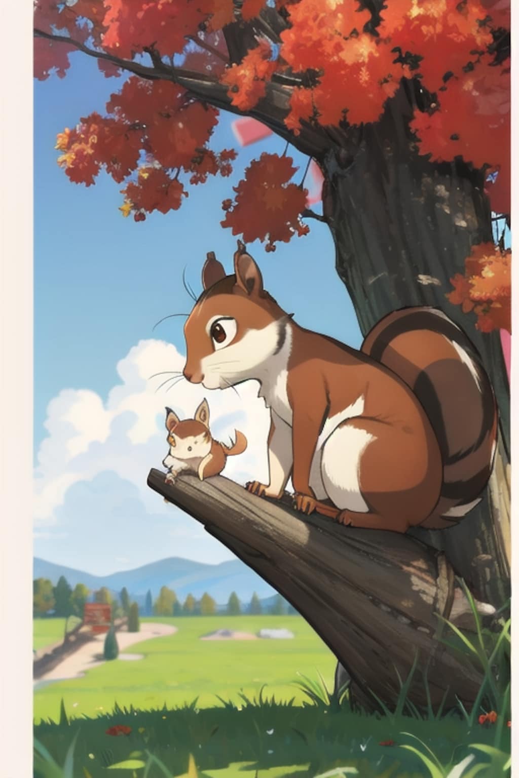 りすのバナー -シートン動物記