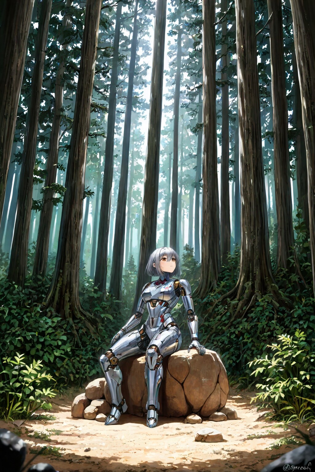 森の中のセリーナちゃん