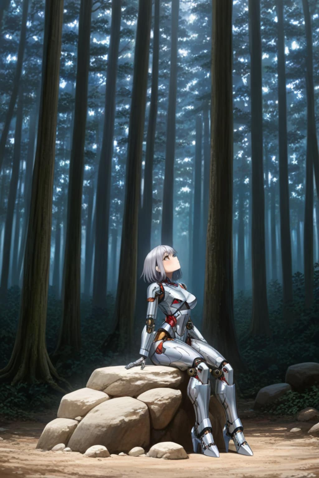 森の中のセリーナちゃん