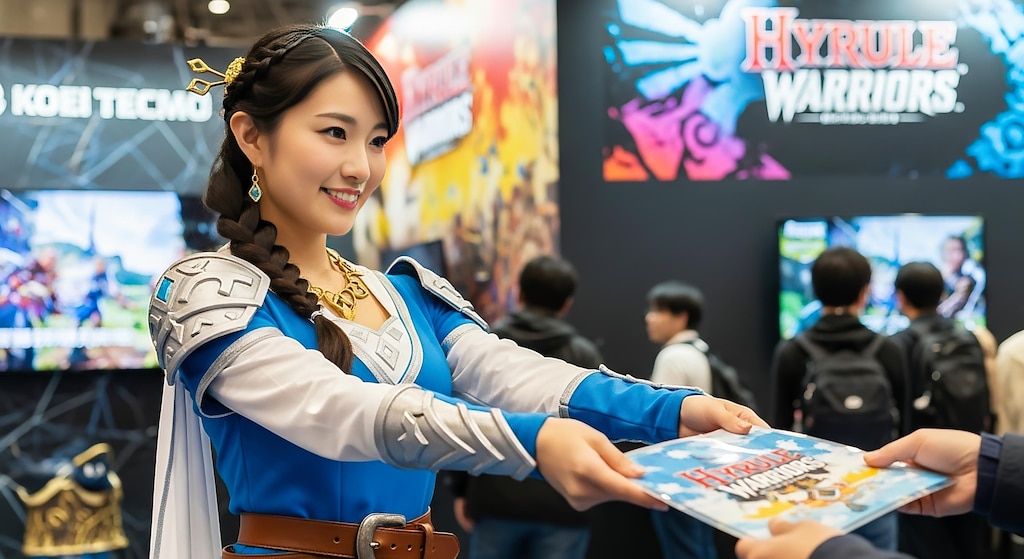 コーエーテクモのゼルダ無双のブース
