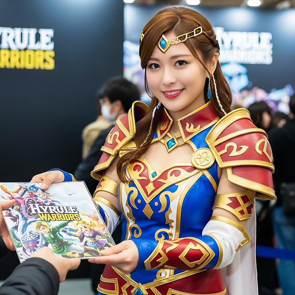 コーエーテクモのゼルダ無双のブース